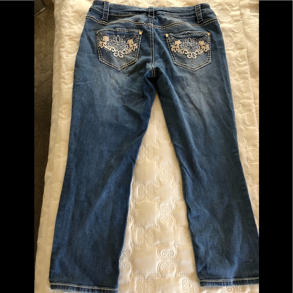 Knox Rose crop jeans